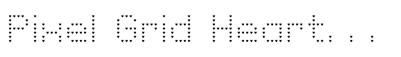Pixel Grid Heart Norm S